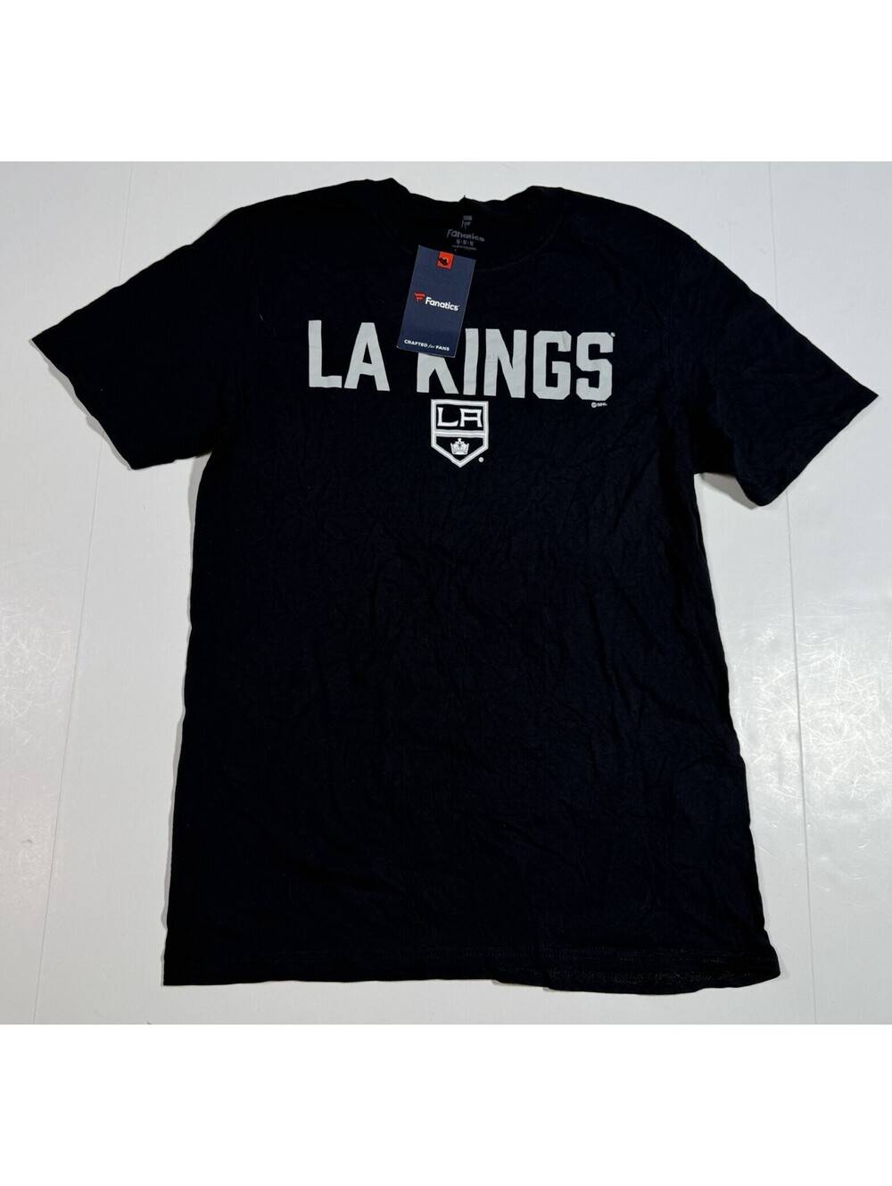 Los Angeles Kings Black T Shirt Fanatics Men's Medium NWT